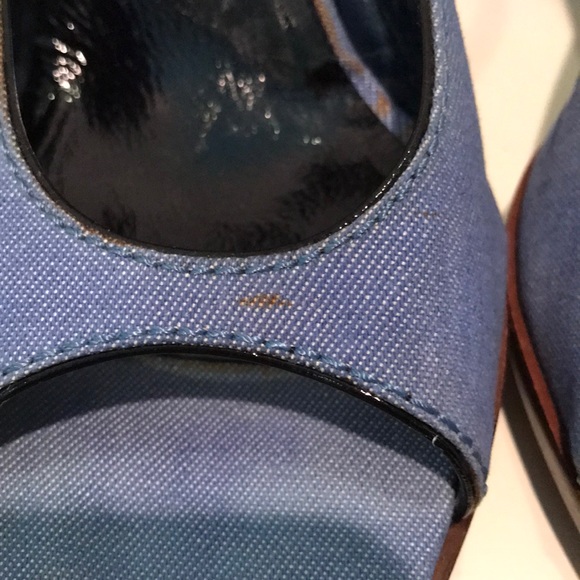 Marc Jacobs Denim High Heeled Shoes - Picture 6 of 10